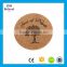 Good quality logo silk printing customized round cork coaster                        
                                                                                Supplier's Choice