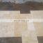 Premium Quality Extra Light Travertine Pattern Set Tile Chiseled Edge Brushed Made in Turkey CEM-FPT-01
