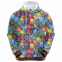 Customized Sublimation Hoodie with Colorful Pommel Pattern