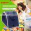 Practical OEM Supermarket Insulated Reusable and Go Shopping Trolley Cooler Bag Collapsible Grocery Tote Bags with Handles