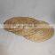 High Productivity Logo Table Brown Round Natural Braided Woven Water Hyacinth Placemats