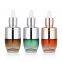 50ml shoulder sleeve essential oil bottle spot skin care product dropper original solution glass bottle 50ml hyaluronic acid essence solution bottle