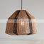 Natural Material Jute Lampshade Stripe Rope Nature Straw Pendant Light Decor Home Vietnam Supplier