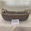 With Handle Willow Basket Wicker Craft Gift Flower Storage Baskets