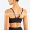 Women V Back Recycled Spaghetti Straps Sports Bras Wholesale Breathable Yoga Fitness Tops