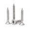 Trumpet Head Double Threaded Drywall Screws Stainless Steel Size M3.5-4.3