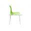 replica chrome metal frame PP seat Designer furniture green B&T Leo Side Chair,Leo Chair, Alp Nuhoglu Leo Stacking Chair