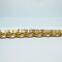 China supplier aluminum curb chain for bracelet, twisted chain for jewelry