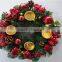 New design promotional PVC artificial christmas wreath/garland for X-mas