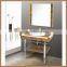 AQUARIUS 60'' Wooden Double Sink Floor Bathroom Vanity Cheap
