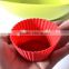 low price food grade silicone cake cup, environmental protection, non-toxic colorful muffin cups