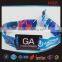 MDW206 Hot selling Festival Event custom Fabric rfid woven wristbands with slide lock