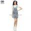 Women's overall Denim coat stock apparel LGJD-027234D