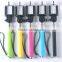 2015 Newest colorful wireless monopod selfie stick with bluetooth shutter button
