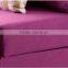 High Quality l Shape Sofa Cum Bed Rosy Fabric Sofa Bed