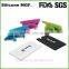 Desktop adhesive 3m sticker silicone mobile phone wallet stand holder