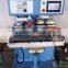 PLC 4-color plastic cake lid pad printing machine with shuttle and independent cylinders LC-SPM4-150-4P