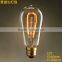 Antique tungsten filament Edison light Clear Bulb 220V ST64