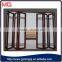 large size exterior accordion screen door bi-dold doors with aluminum frame