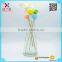 Hot sale conical glass vase for flower/giant glass tumbler for growing plants