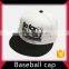 Leather strap plain black snapback softtextile suede baseball cap