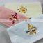 Cotton christmas machine embroidery design fancy hand towels