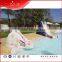 rabbit fiberglass water pool slide kids play