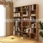 School Wooden Library Wall Bookcase