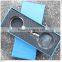 Glass Octagonal Custom Keychain / Promotion Crystal Custom Keychain