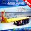 dual/tri axles skeleton tipper trailer for 20ft/40ft container transportation /dump truck semi trailer for sale