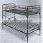 popular model metal bunk bed with two guardrial and powder painting