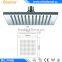 8 Inch Chrome Brass Shower Bathroom Square Waterfall Shower Head