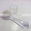 White plastic long handle manicure brushes