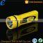 Solar Led Torch Flashlight Electronic Plastic Flashlight