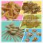 Stainless Steel Extruded Snack Food Fried Wheat Flour Bugle production line