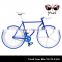 Classical design Aluminium Anodized fixed gear bicycle with single speed bike for wholesale
