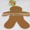 Snowman Shape Heat Resistant Silicone Trivet and Pot Holder