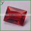 bulk synthetic decorative green rectangle faceted color glass gems