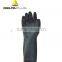 Neoprene dipped cotton flock lined chemical resistance safety gloves
