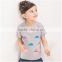 OEM/ ODM Children's T-Shirts cute whale 100% cotton with high quality fabric and paint care every inch of your sweetheart skin