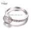 Wedding jewelry wholesale jewelry fashion 925 silver ring gold ring Luxury Fashion jewellry