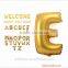 inflatable golden color foil alphabet letter balloon for decoration