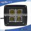 Factory price mini size 12v 24v off road 12w led work light for atv suv trucks