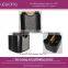 2015 Hot Sale Black Leather Double Side Storage Basket
