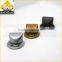Brown magnetic hidden floor stopper for wooden door