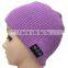 For cold weather cashmere bluetooth headphone hat