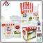 Plastic window paper box for packing learning machine