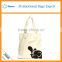 Wholesale OEM custom logo print shopping tote cotton canvas beach bag
