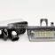 High Power Error Free 18 SMD 3528 LED License Plate Light Lamp For Toyota Crown led tail license plate light super white