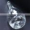 500ml crystal clear glass alcohol bottle